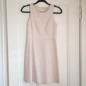 J. Crew Sleeveless A-line dress in Champagne Pink